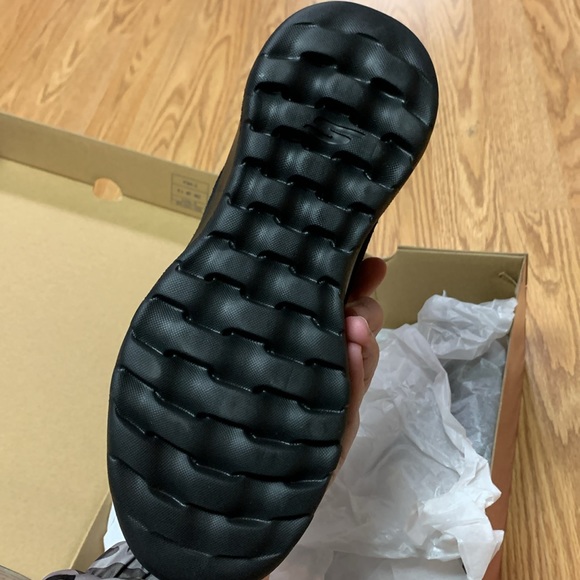 Skechers go walk boots on the go happily cozy black 6 new goga mat - Picture 3 of 5